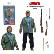 Jaws Sam Quint Shark Battle Clothed Action Figure