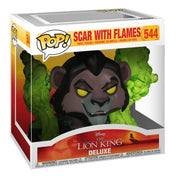 Pop Deluxe Lion King Scar with Flames Vinyl Figure Hot Topic Exclusive
