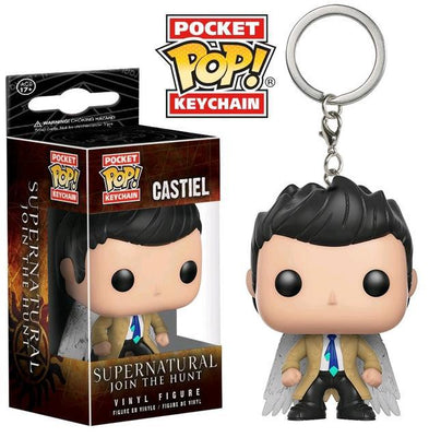 Pocket Pop Supernatural Castiel with Wings Vinyl Key Chain Special Edition