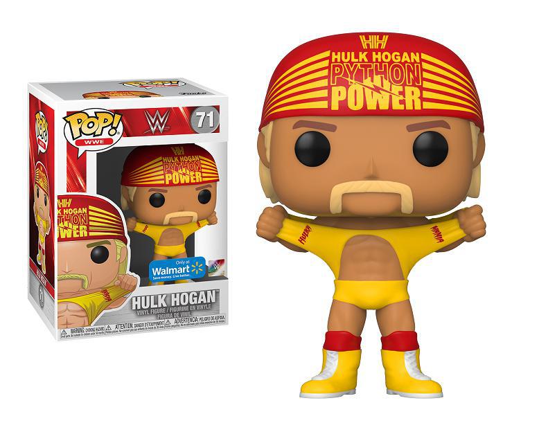 Pop WWE Hulk Hogan Vinyl Figure Walmart Exclusive