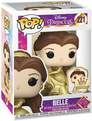 Pop Disney Ultimate Princess Collection Belle & Pin Vinyl Figure Funko Shop Exclusive