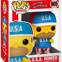 Pop Simpsons U.S.A. Homer Vinyl Figure #905