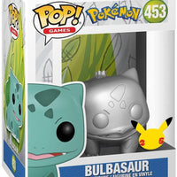 Pop Pokemon Bulbasaur Chrome Silver Vinyl Figure #453