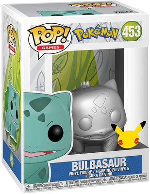 Pop Pokemon Bulbasaur Chrome Silver Vinyl Figure #453