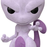 Pop Pokemon Flocked Mewtwo Vinyl Figure 2020 Summer Convention Exclusive