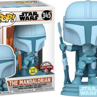 Pop Star Wars the Mandalorian Glow in the Dark Vinyl Figure Special Exclusive #345