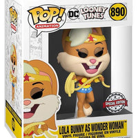 Pop DC Looney Tunes Lola Bunny as Wonder Woman Vinyl Figure Special Edition