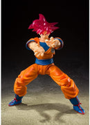S.H.Figuarts Dragon Ball Super Super Saiyan GOD Son Goku Figure SDCC 2021 Event Exclusive Color Edition