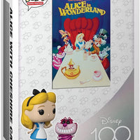 Pop Movie Poster Disney 100 Alice in Wonderland Alice with Cheshire Cat Vinyl Figure