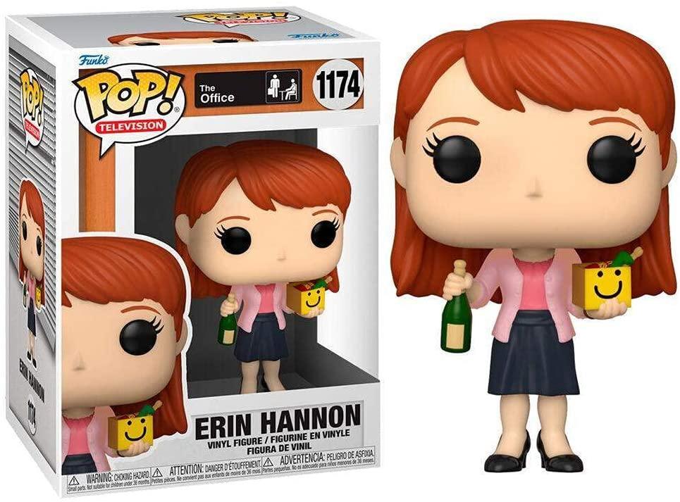 Pop Office Dwight Erin Hannon with Happy Box & Champagne Vinyl Figure