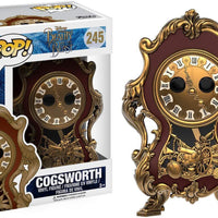 Pop Beauty and the Beast 2017 Cogsworth Vinyl Figure