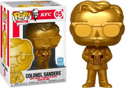 Pop KFC Gold Colonel Sanders Vinyl Figure Funko Shop Exclusive #05