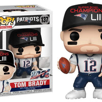 Pop NFL Stars Patriots Tom Brady SB Champions LIII Vinyl Figure #137