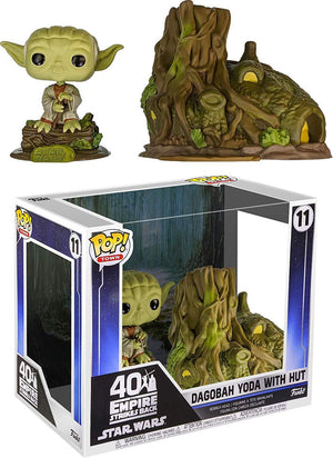 Pop Star Wars Empire Strikes Back Yoda's Hut Town Vinyl Figure