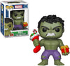 Pop Marvel Holiday Hulk w/ Stocking & Present Vinyl Figure