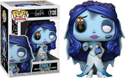 Pop Corpse Bride Emily with Maggot Diamond Glitter Vinyl Figure Hot Topic Exclusive
