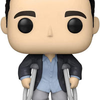 Pop Office Michael Standing with Crutches Vinyl Figure