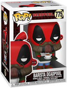 Pop Marvel Deadpool 30th Barista Deadpool Vinyl Figure