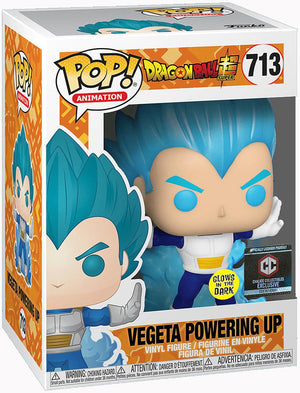 Pop Dragon Ball Z Vegeta Powering Up Vinyl Figure Chalice Exclusive #713