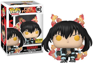 Pop Fire Force Tamaki Hot Topic Exclusive Vinyl Figure