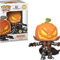 Pop Overwatch Reaper Pumpkin Glow in the Dark Vinyl Figure Blizzard Exclusive