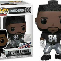 Pop NFL Raiders Antonio Brown Home Jersey Vinyl Figure