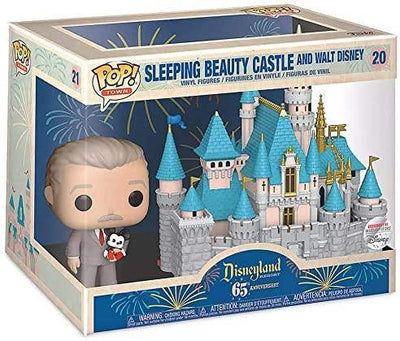 Pop Town Sleeping Beauty Castle and Walt Disney Vinyl Figure Set