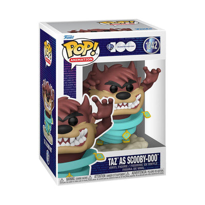 Pop WB 100 Looney Tunes x Scooby Doo Taz as Scooby-Doo Vinyl Figure #1242