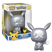 Pop Pokemon Pikachu Silver Chrome 10'' Vinyl Figure Special Edition
