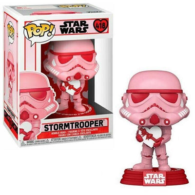 Pop Star Wars Valentines Stormtrooper with Heart Vinyl Figure