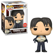 Pop Attack on Titan Formal Levi Vinyl Figure GameStop Exclusive