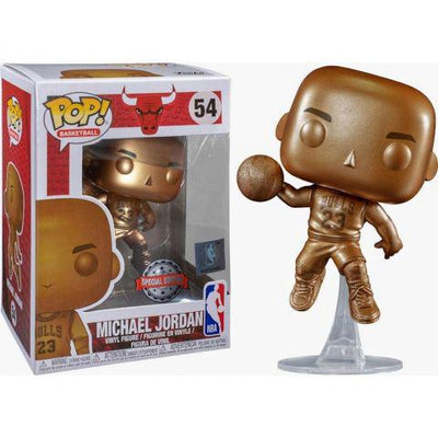 Pop NBA Stars Chicago Bulls Michael Jordan Bronze Vinyl Figure Special Edition