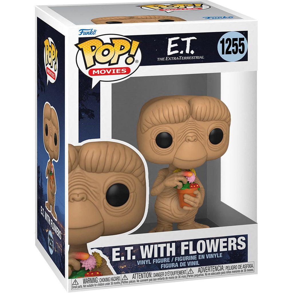 Pop E.T. the Extra-Terrestrial E.T. with Flowers Vinyl Figure #1255