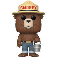 Pop Smokey Bear Smokey Bear with Bucket Vinyl Figure GameStop Exclusive