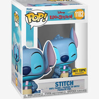 Pop Lilo & Stitch Stitch Drinking Vinyl Figure Hot Topic Exclusive #1392