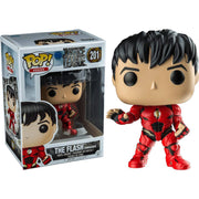 Pop Justice League Flash Unmasked Vinyl Figure