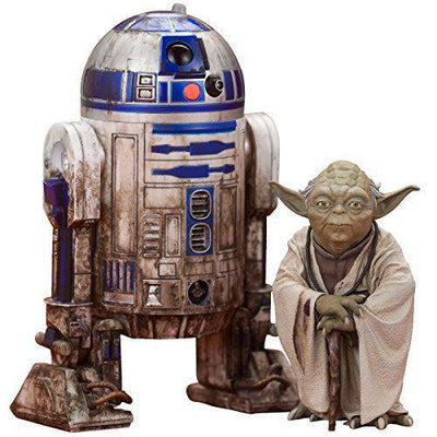 Star Wars Yoda & R2-D2 Dagobah ARTFX+ Statue 2 Pack