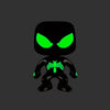 Pop Marvel Spider-Man Black Suit Spider-Man GITD Vinyl Figure Walgreen Exclusive