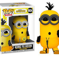 Pop Minions Rise of Gru Kung Fu Kevin Glow in the Dark Vinyl Figure Special Edition