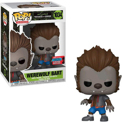 Pop Simpsons Treehouse of Horror Werewolf Bart Vinyl Figure NYCC 2020 Shared Exclusive