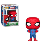 Pop Marvel Holiday Spider-Man with Ugly Sweater Vinyl Figure