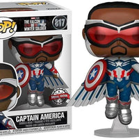 Pop Marvel Falcon and the Winter Soldier Captain America Flying Vinyl Figure Special Edition