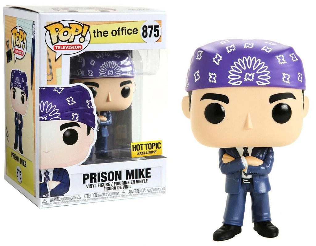 Pop Office Prison Mike Vinyl Figure Hot Topic Exclusive