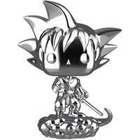 Pop Dragon Ball Goku & Flying Nimbus Silver Chrome Vinyl Figure