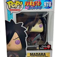 Pop Naruto Madara Uchiha with Weapons Vinyl Figure GameStop Exclusive