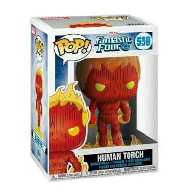 Pop Fantastic Four Human Torch Vinyl Figure