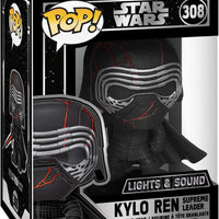 Pop Star Wars Rise of the Skywalker Kylo Ren (Lights and Sound) Vinyl Figure #308