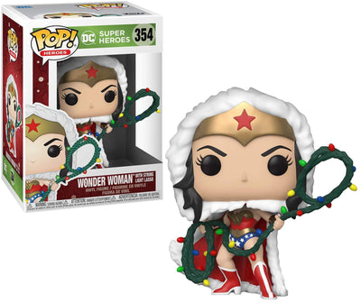 Pop DC Comics Holiday Wonder Woman with String Lights Lasso Vinyl Figure