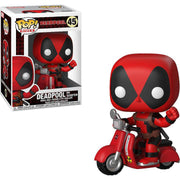 Pop Marvel Deadpool Deadpool on Scooter Vinyl Figure #48
