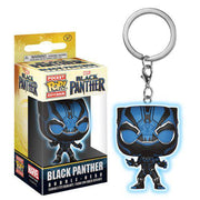 Pocket Pop Marvel Black Panther Black Panther Blue Glow in the Dark Vinyl Key Chain
